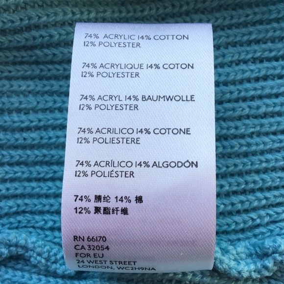 Free People Beach Orchid Turquoise Blue Convertible Sweater Dress - Picture 14 of 14